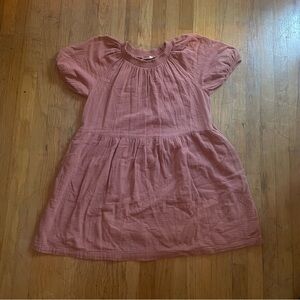 Universal Threads modest dress high neckline peach  Sz Large